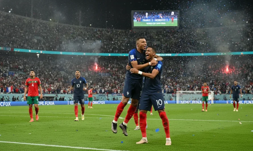 Fransa Fas’ı 2-0 Eledi: Mbappe ve Dembele Yarı Finalde