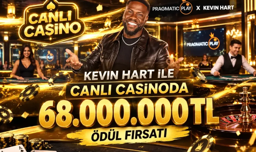 Kevin Hart ile Canlı Casinoda 68 Milyon TL’lik Ödül Fırsatı